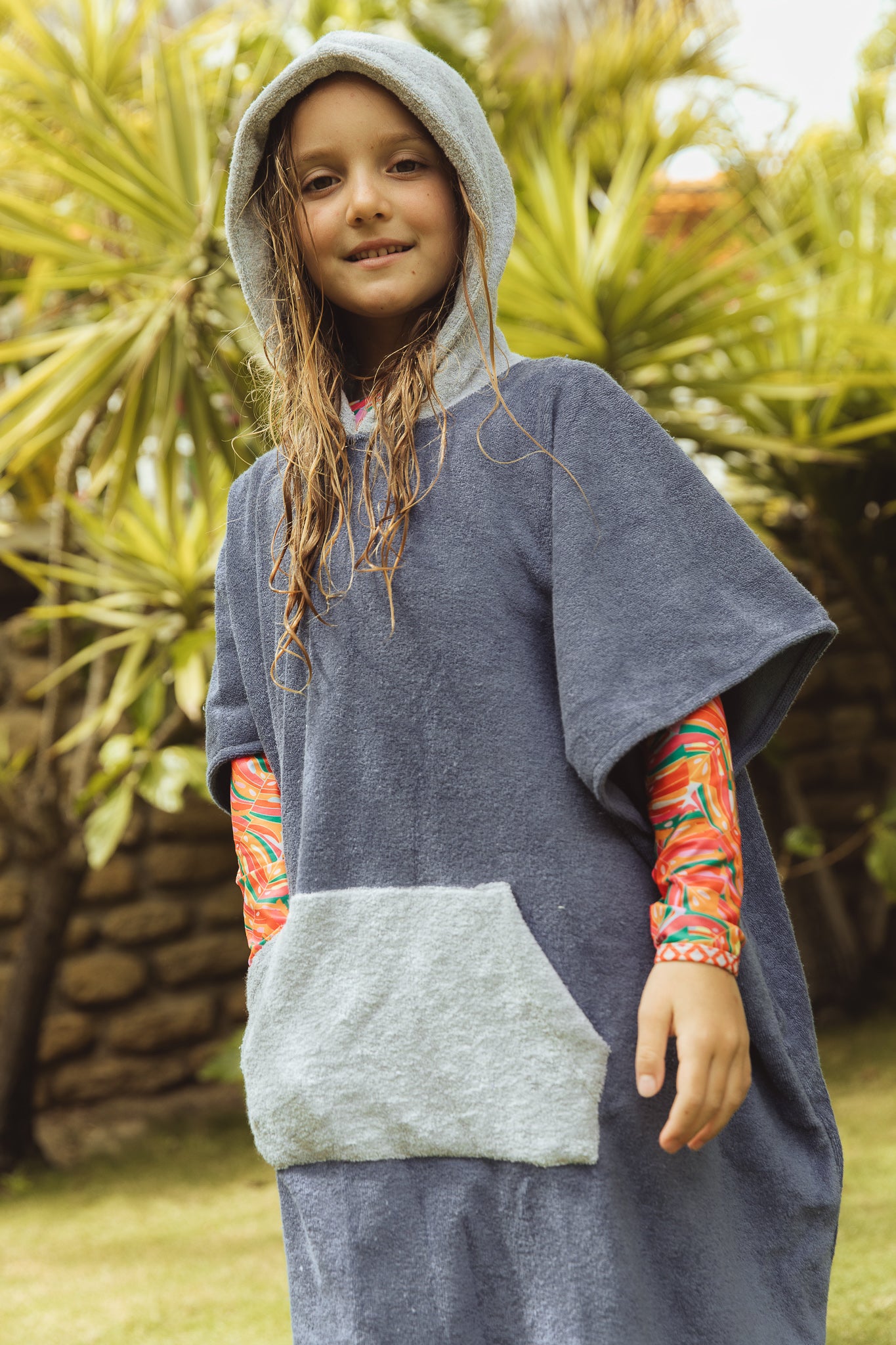 Poncho Gris Oscuro
